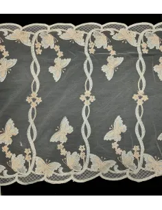 PIZZO REBRODE' CON FARFALLE 32CM 9056