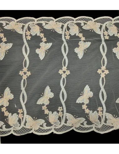 PIZZO REBRODE' CON FARFALLE 32CM 9056