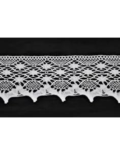 MERLETTO DI COTONE 9,5CM art 9255.WHITE