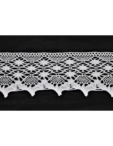 MERLETTO DI COTONE 9,5CM art 9255.WHITE
