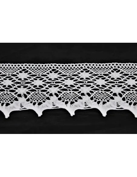 MERLETTO DI COTONE 9,5CM art 9255.WHITE