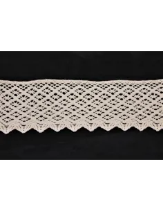 MERLETTO DI COTONE 7,5CM art 9307.RAW