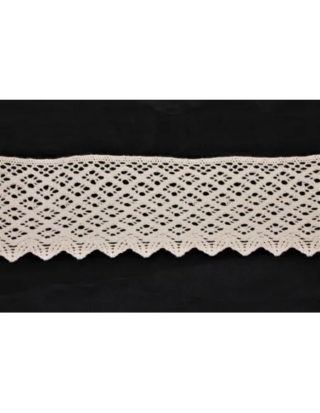 MERLETTO DI COTONE 7,5CM art 9307.RAW