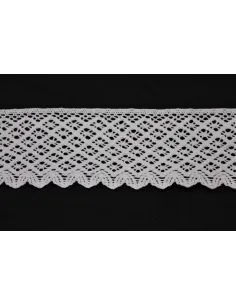 MERLETTO DI COTONE  7,5CM art 9307.WHITE