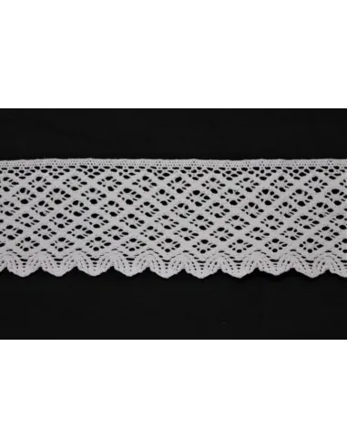 MERLETTO DI COTONE  7,5CM art 9307.WHITE