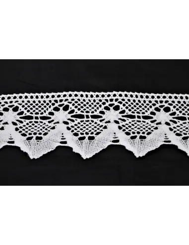 MERLETTO DI COTONE 8CM art 950.WHITE