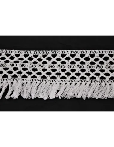 MERLETTO DI COTONE 11CM art 9500.WHITE