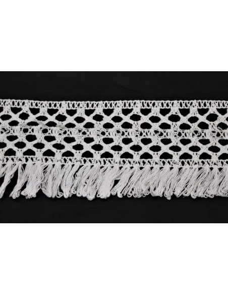 MERLETTO DI COTONE 11CM art 9500.WHITE