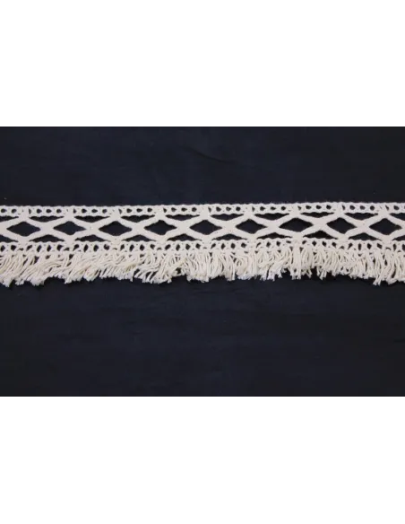 MERLETTO DI COTONE 5CM  art9500-22.RAW 9500-22.RAW