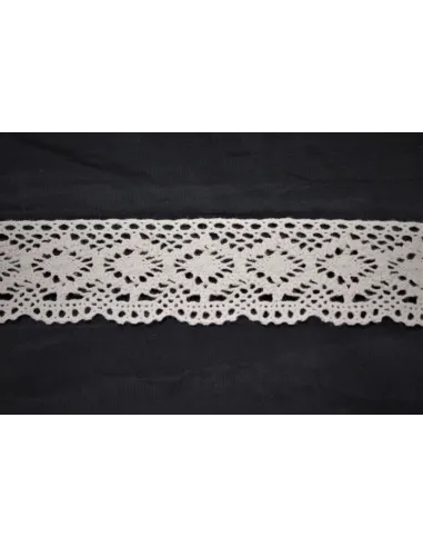 MERLETTO DI COTONE 4,5CM  art 9680.RAW