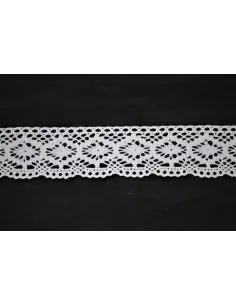 MERLETTO DI COTONE 4,5CM  art 9680.WHITE