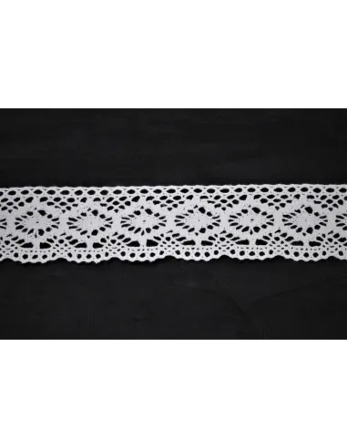 MERLETTO DI COTONE 4,5CM  art 9680.WHITE