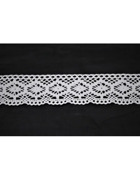 MERLETTO DI COTONE 4,5CM  art 9680.WHITE