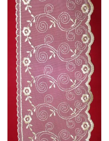 PIZZO TULLE 15CM 01-15