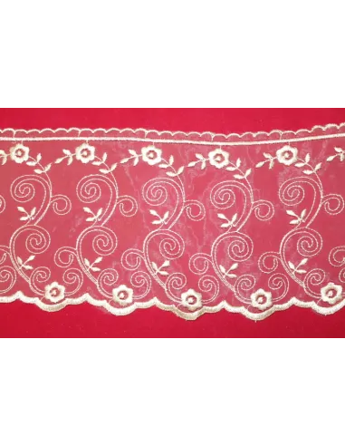 PIZZO ORGANZA 15CM 01-15A