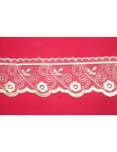 PIZZO ORGANZA 6CM 01-6A