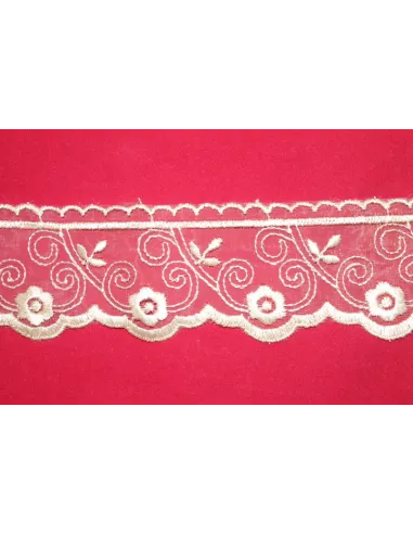 PIZZO ORGANZA 6CM 01-6A