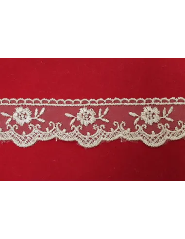 PIZZO ORGANZA LUREX 4CM 1046-4