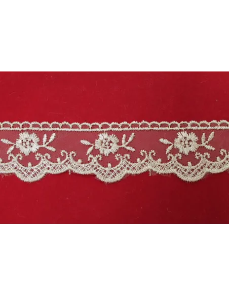 PIZZO ORGANZA LUREX 4CM 1046-4