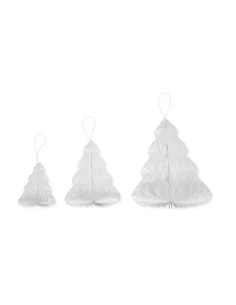DECORAZIONE SET ALBERI IN CARTA 11297-000
