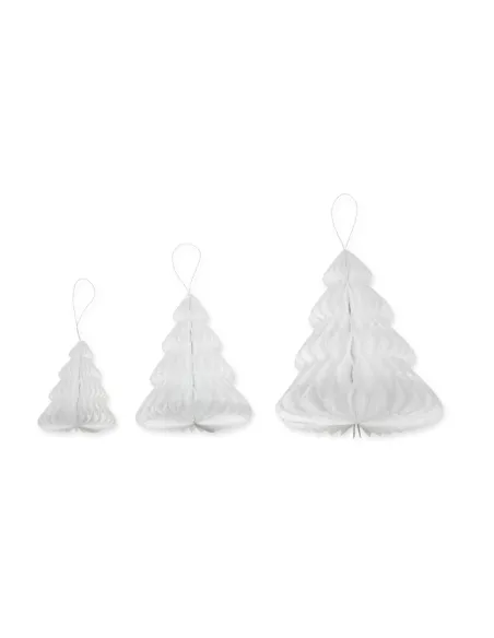 DECORAZIONE SET ALBERI IN CARTA 11297-000