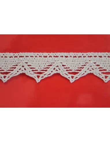 MERLETTO DI COTONE 3CM  art A57