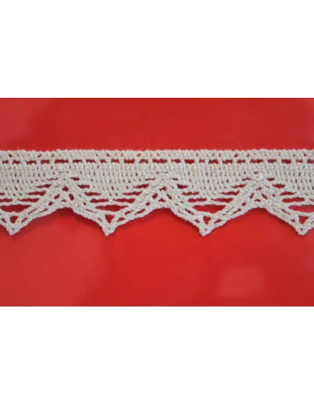 MERLETTO DI COTONE 3CM  art A57