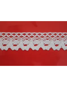 MERLETTO DI COTONE 2,5CM  art A58