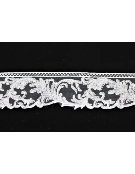 PIZZO REBRODE'  AVORIO ALTEZZA 8 CM - CONFEZIONE DA MT 9 19941