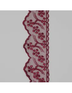 PIZZO TULLE 6 CM BB8314-6.BORDO 2