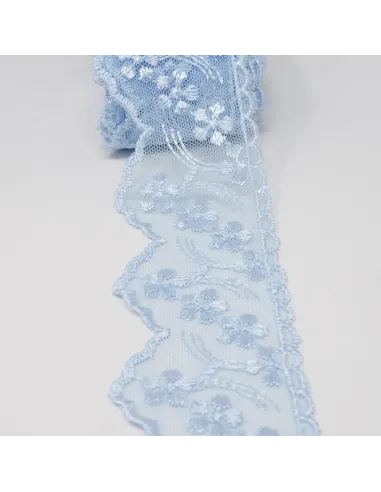 PIZZO TULLE 6 CM BB8314-6.L/BLUE