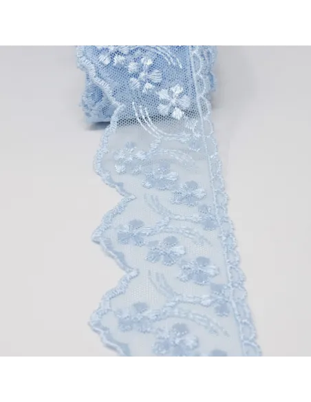 PIZZO TULLE 6 CM BB8314-6.L/BLUE