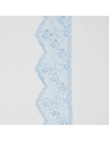 PIZZO TULLE 6 CM BB8314-6.L/BLUE