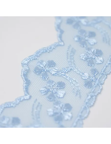 PIZZO TULLE 6 CM BB8314-6.L/BLUE
