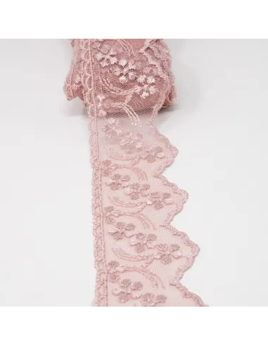 PIZZO TULLE 6 CM BB8314-6.OLD/PINK