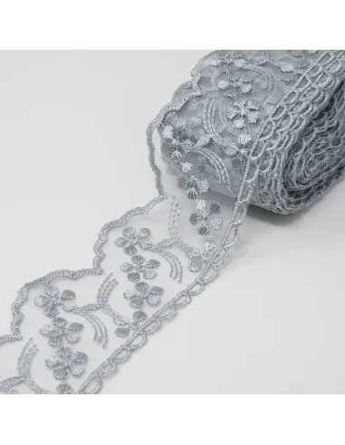 PIZZO ORGANZA 6 CM BB8314-6/GREY