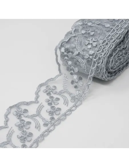 PIZZO ORGANZA 6 CM BB8314-6/GREY