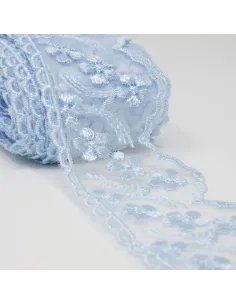 PIZZO ORGANZA 6 CM BB8314-6/L/BLUE