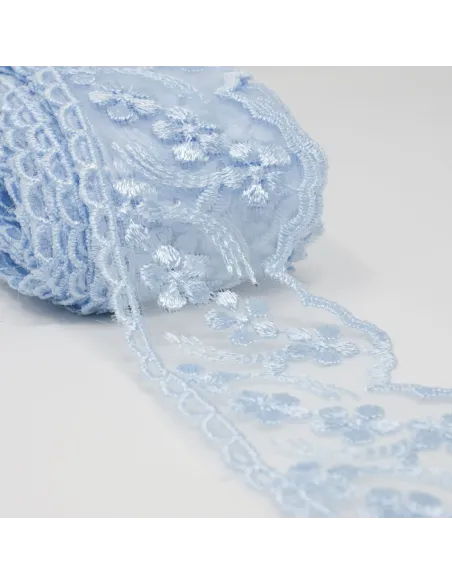 PIZZO ORGANZA 6 CM BB8314-6/L/BLUE