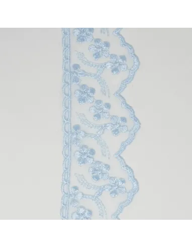 PIZZO ORGANZA 6 CM BB8314-6/L/BLUE