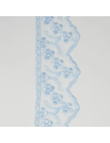 PIZZO ORGANZA 6 CM BB8314-6/L/BLUE