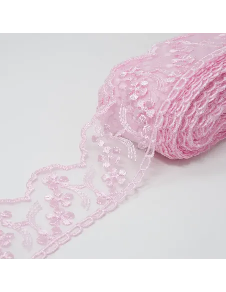 PIZZO ORGANZA 6 CM BB8314-6/PINK