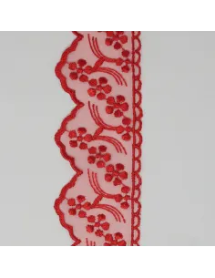 PIZZO ORGANZA 6 CM BB8314-6/RED 2
