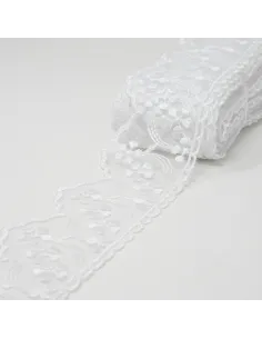 PIZZO ORGANZA 6 CM BB8314-6/WHITE
