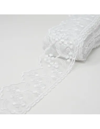 PIZZO ORGANZA 6 CM BB8314-6/WHITE