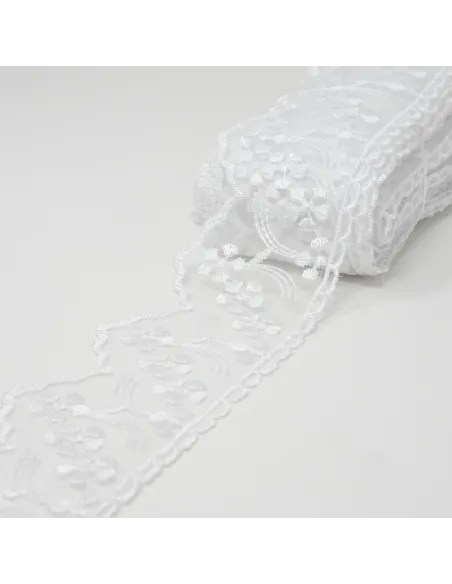 PIZZO ORGANZA 6 CM BB8314-6/WHITE