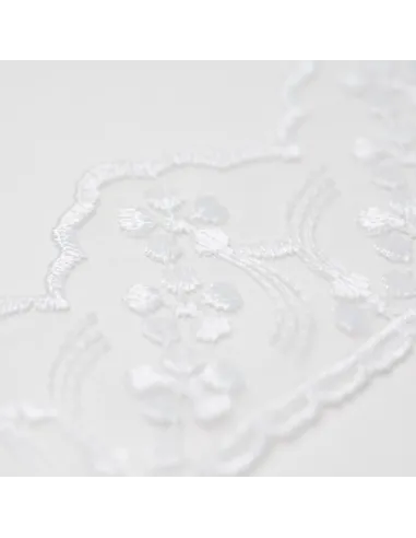 PIZZO ORGANZA 6 CM BB8314-6/WHITE