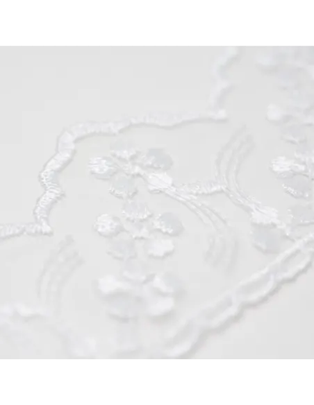 PIZZO ORGANZA 6 CM BB8314-6/WHITE