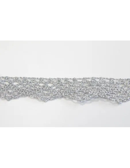 MERLETTO DI COTONE LUREX 2,5CM  art C225