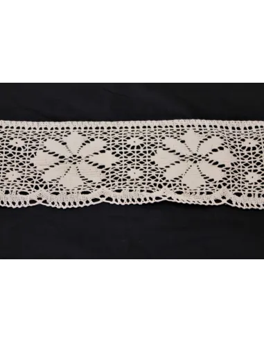 MERLETTO DI COTONE 12.5CM  art 2300.RAW